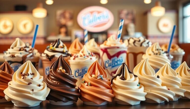culvers ice cream menu