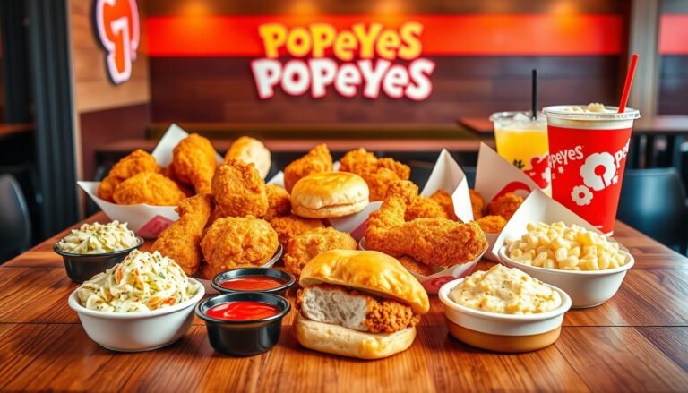 popeyes chicken menu