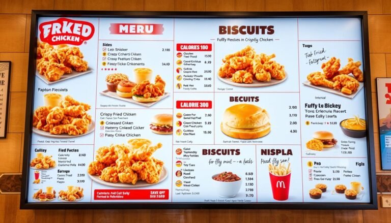popeyes nutrition menu