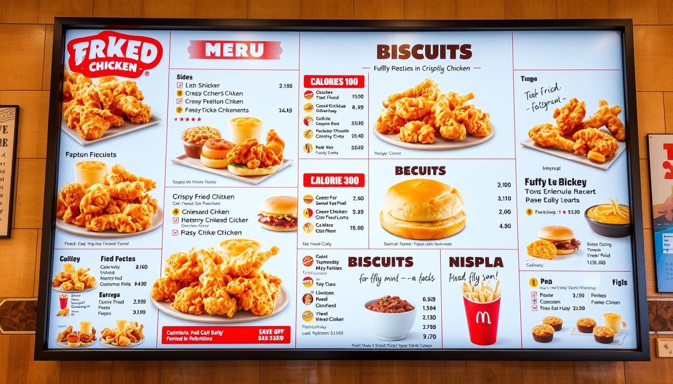 popeyes nutrition menu