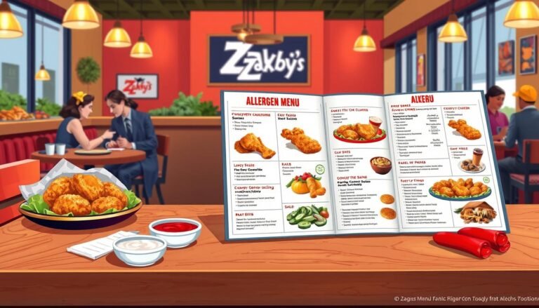 zaxby's allergen menu