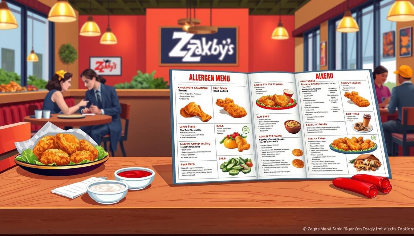 zaxby's allergen menu