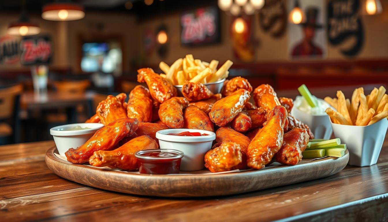 zaxby's wing menu